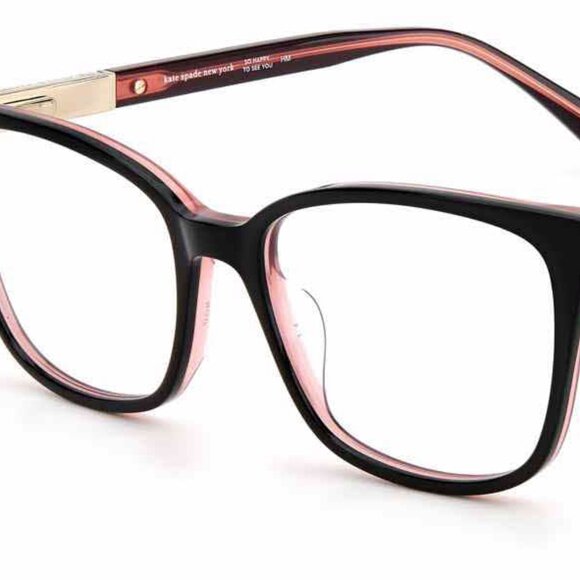 Kate Spade Davina 03H2 Black Pink Eyeglasses Frame 54-17-140 main image 2